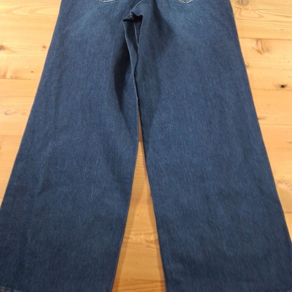 Time And Tr I e Wide Leg Baggu Skater Womrns 6 Blue Jeans - Picture 8 of 8